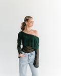 Moss Mesh Top