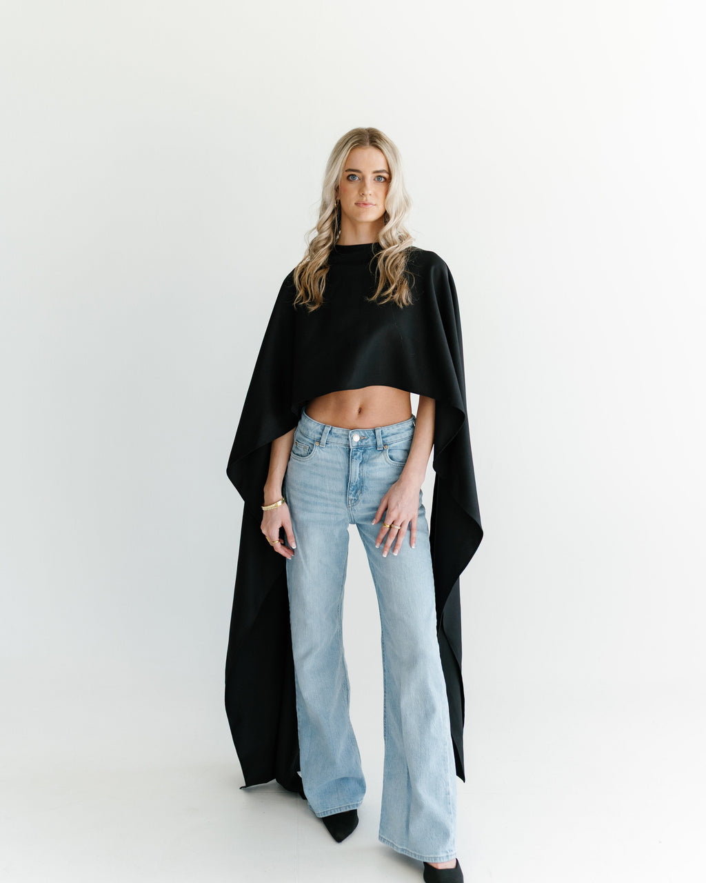 Crop Cape Top