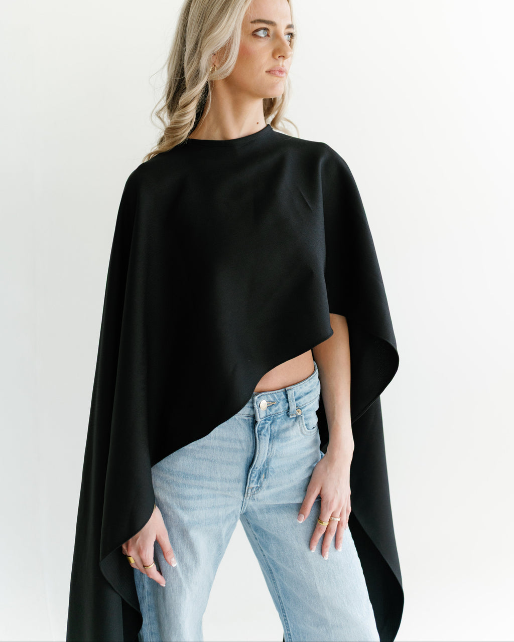 Crop Cape Top