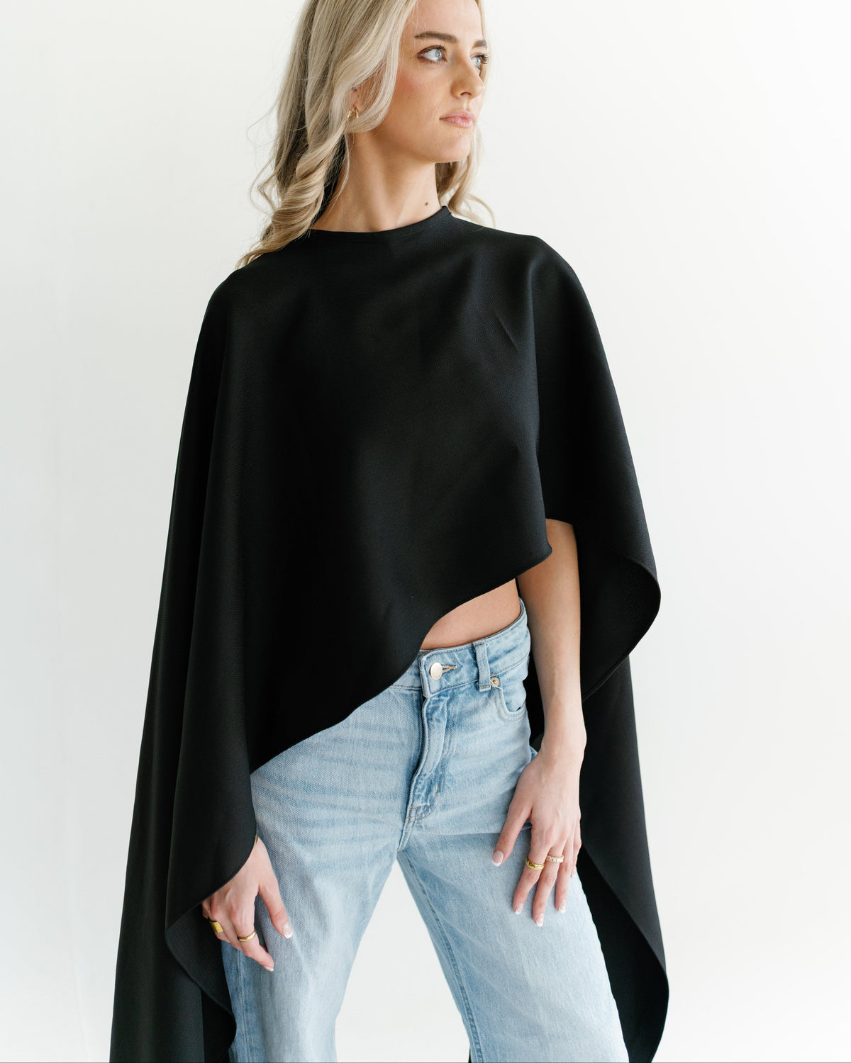 Crop Cape Top
