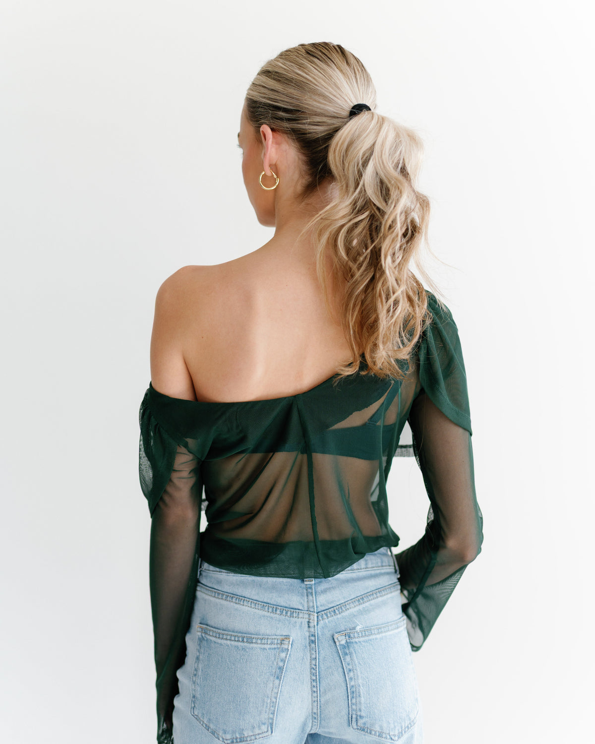 Moss Mesh Top